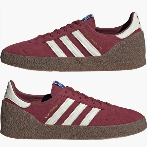 ADIDAS MONTREAL 76 SNEAKERS SIZE 10.5 NWT - Picture 5 of 11